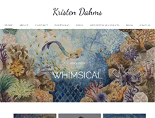 Tablet Screenshot of kristendahms.com